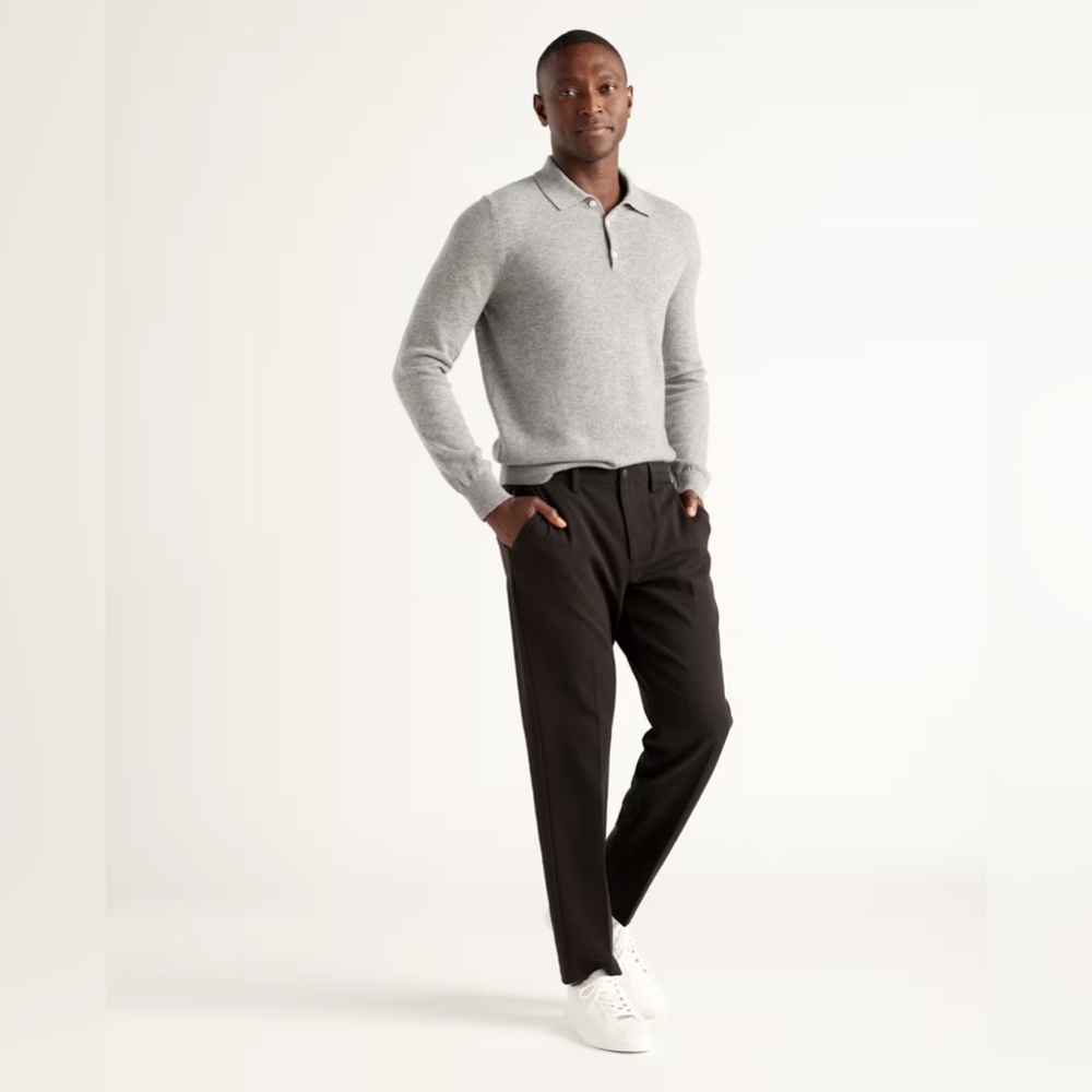 Quince Men’s Black 4 Way Ultra-Stretch 24/7 Smart Chino Pant  (34 x 28)      NWT